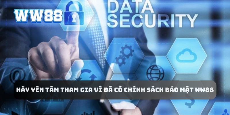 Hãy yên tâm tham gia vì đã có chính sách bảo mật WW88